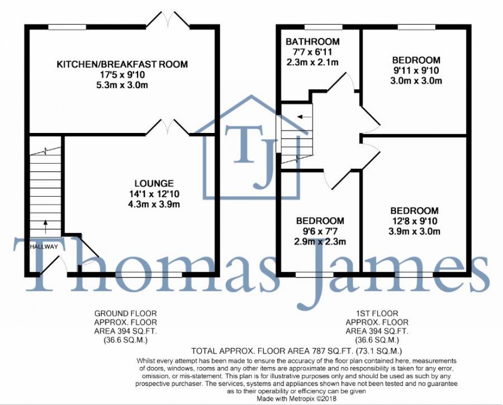 Floorplan for Westerfield Way, Silverdale, Nottingham