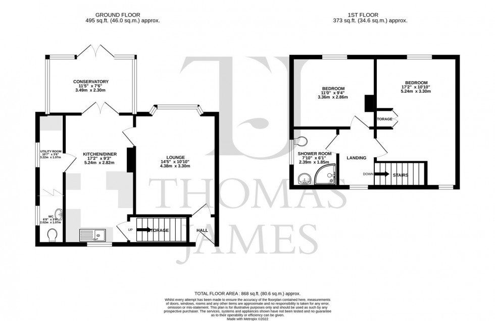 Floorplan for Lee Road, Calverton, Nottingham