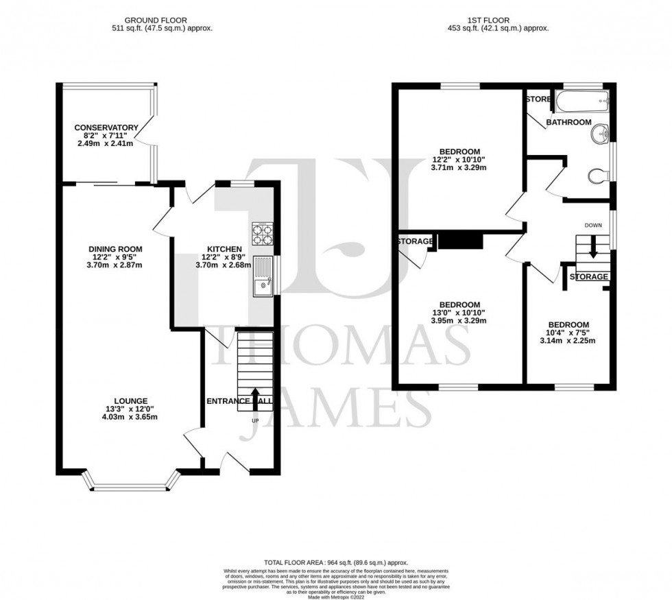 Floorplan for Marwood Road, Carlton, Nottingham