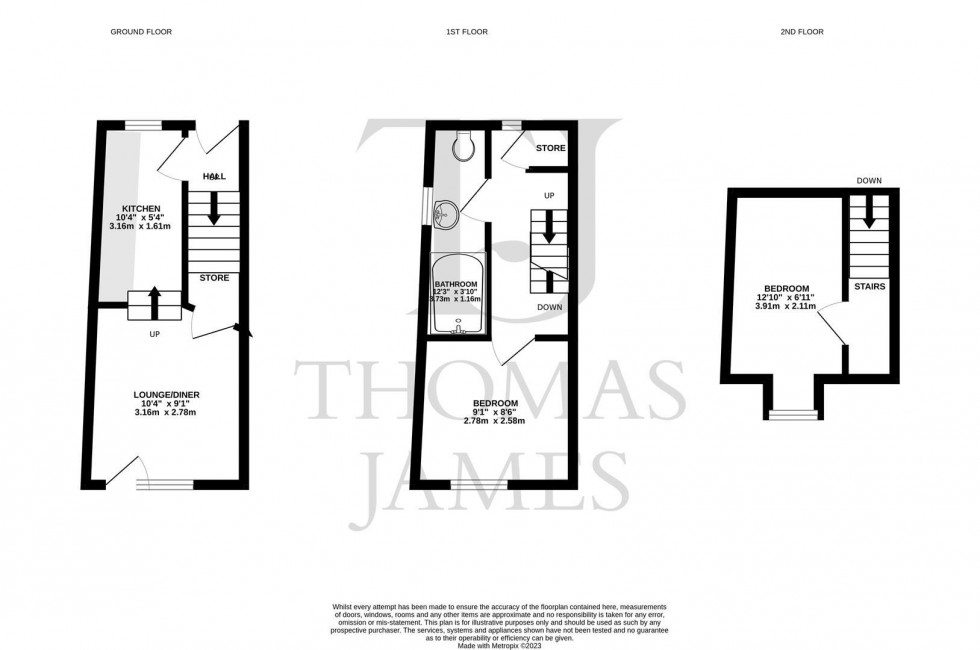 Floorplan for Easthorpe Street, Ruddington, Nottingham