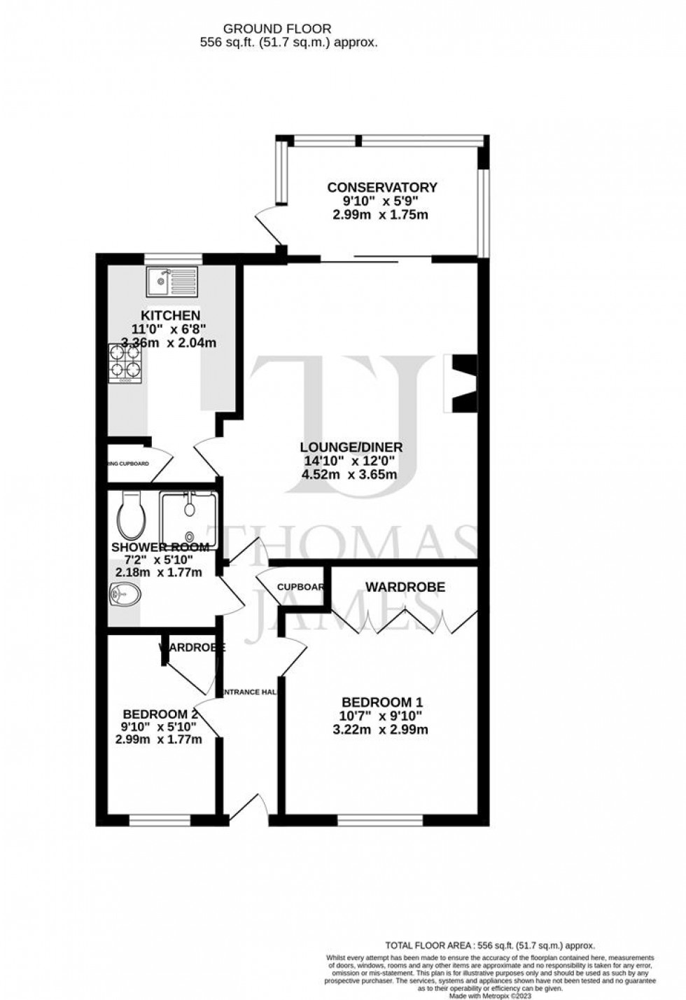 Floorplan for Shrimpton Court, Ruddington, Nottingham