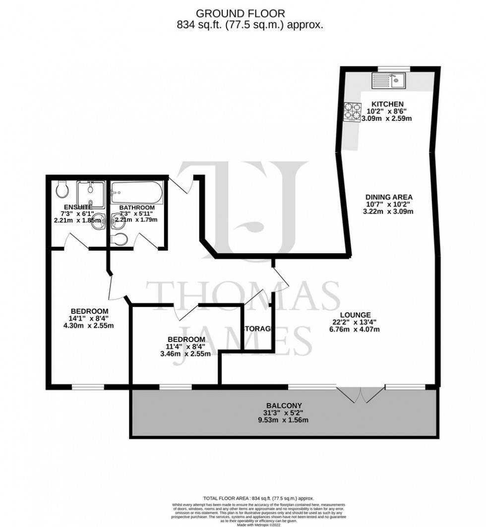 Floorplan for The Squirrels Building, Colton Street, Leicester