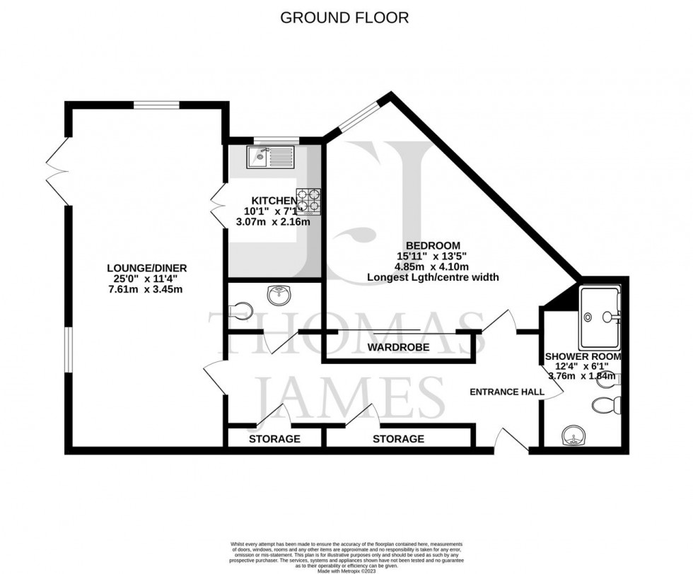 Floorplan for Wilford Lane, West Bridgford, Nottingham