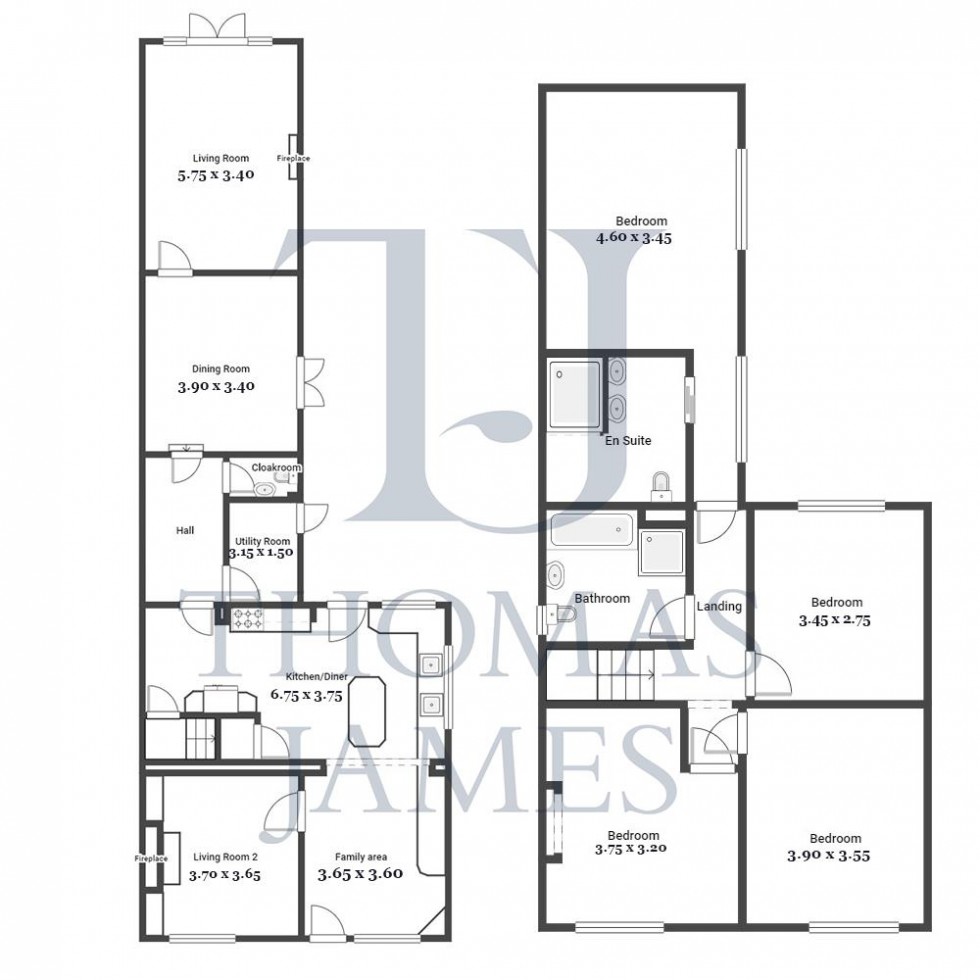 Floorplan for Nottingham Road, Gotham, Nottingham