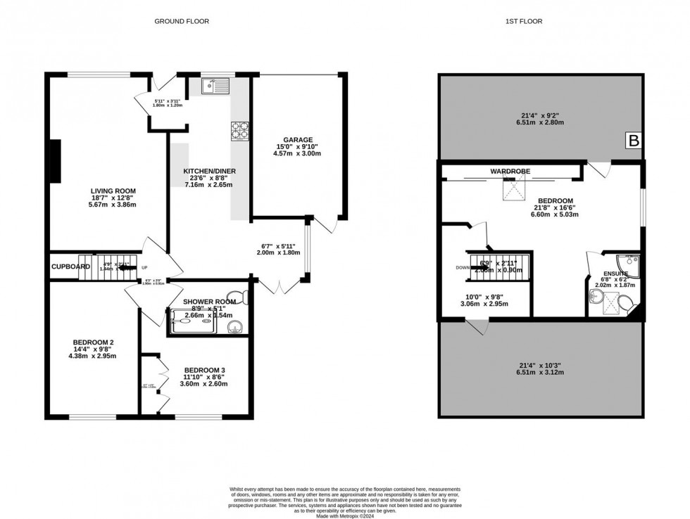 Floorplan for Covert Close, Keyworth, Nottingham