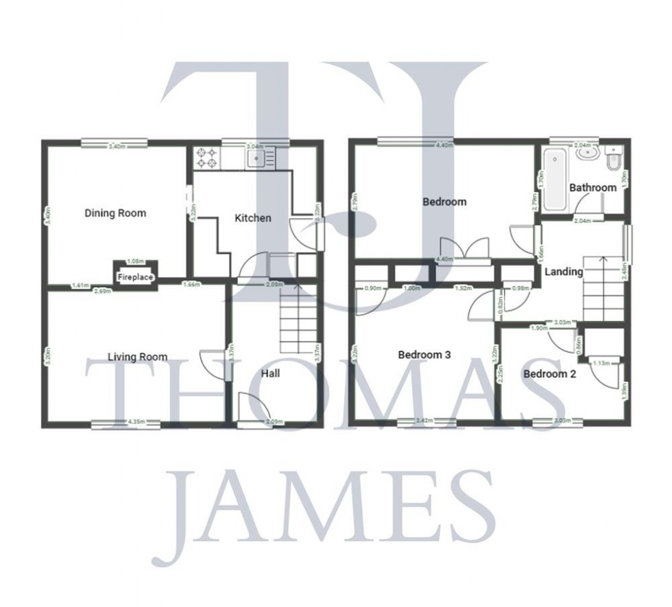 Floorplan for Farnborough Road, Clifton, Nottingham