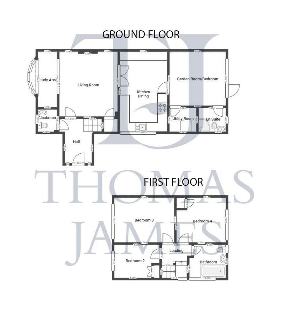 Floorplan for Wain Grove, Silverdale, Nottingham