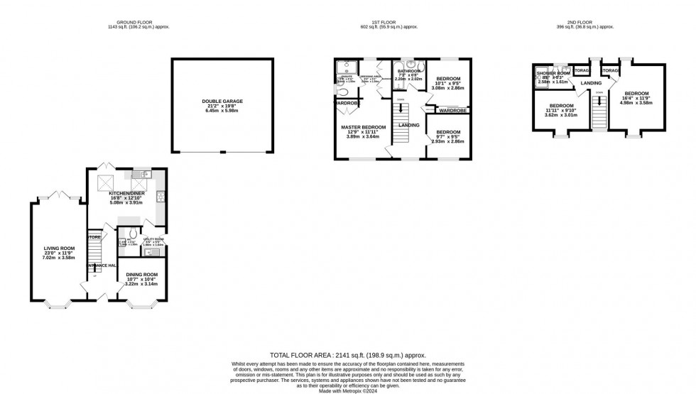 Floorplan for Poppy Close, Cotgrave, Nottingham