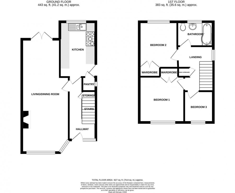 Floorplan for Clumber Drive, Radcliffe-On-Trent, Nottingham