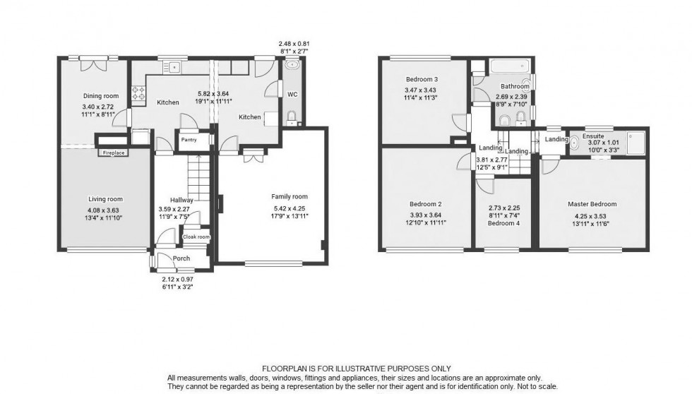 Floorplan for Peacock Close, Ruddington, Nottingham