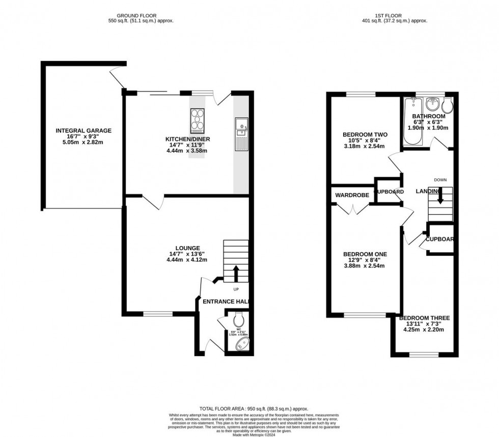 Floorplan for Wibberley Drive, Ruddington, Nottingham