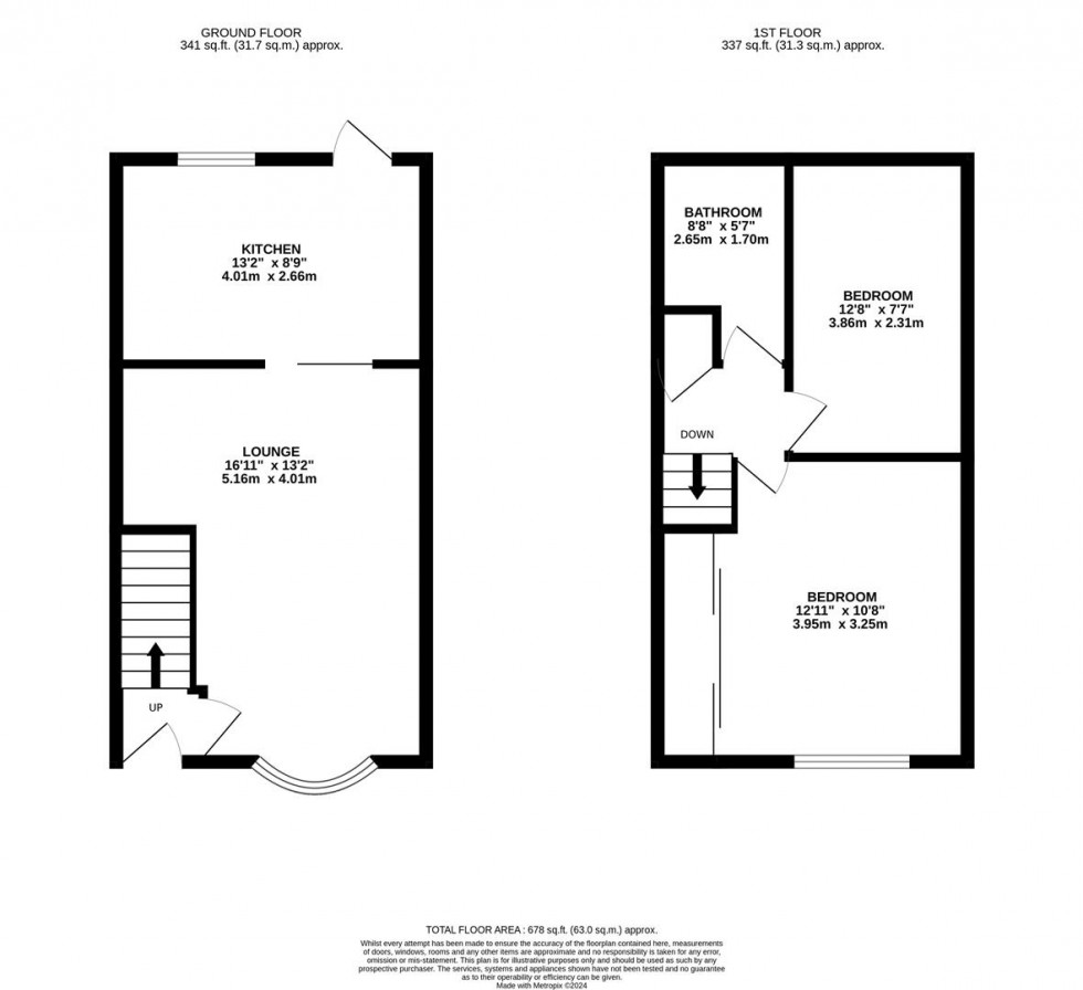 Floorplan for Pieris Drive, Clifton Nottingham