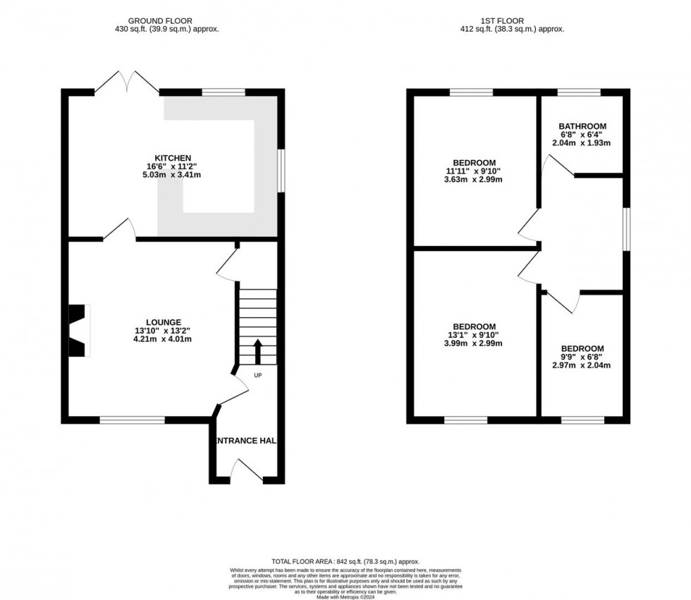 Floorplan for Westerham Road, Ruddington, Nottingham