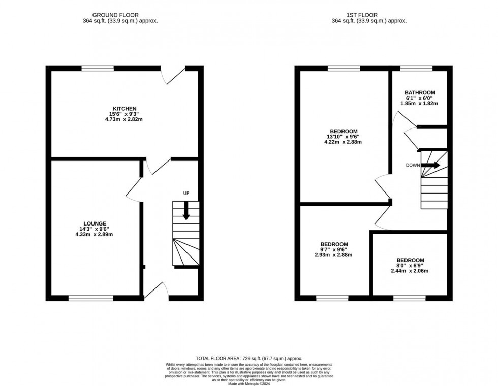 Floorplan for Cedar Tree View, Elkesley, Retford