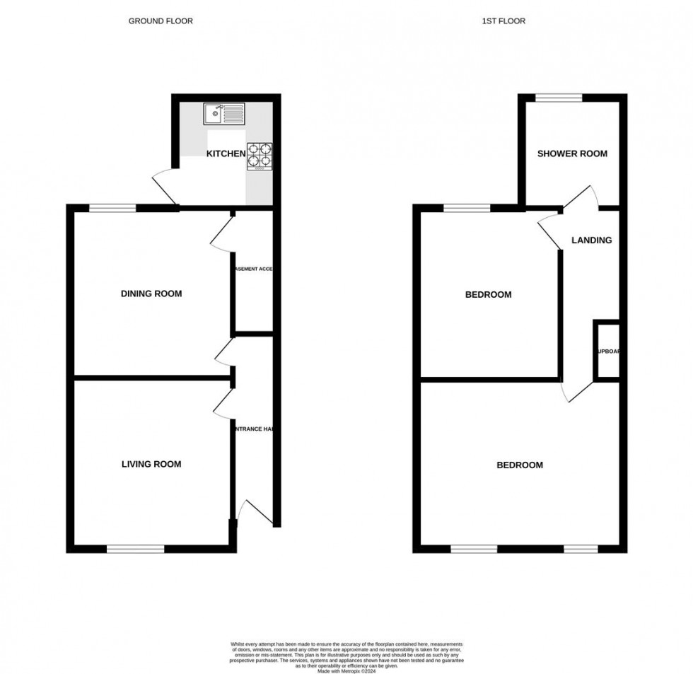 Floorplan for Manor Street, Nottingham