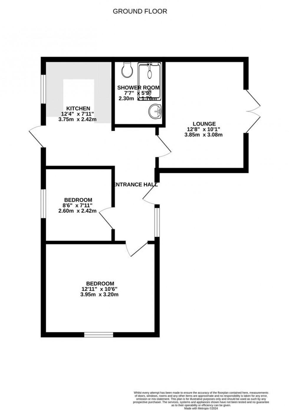 Floorplan for King William Mews, Sneinton, Nottingham