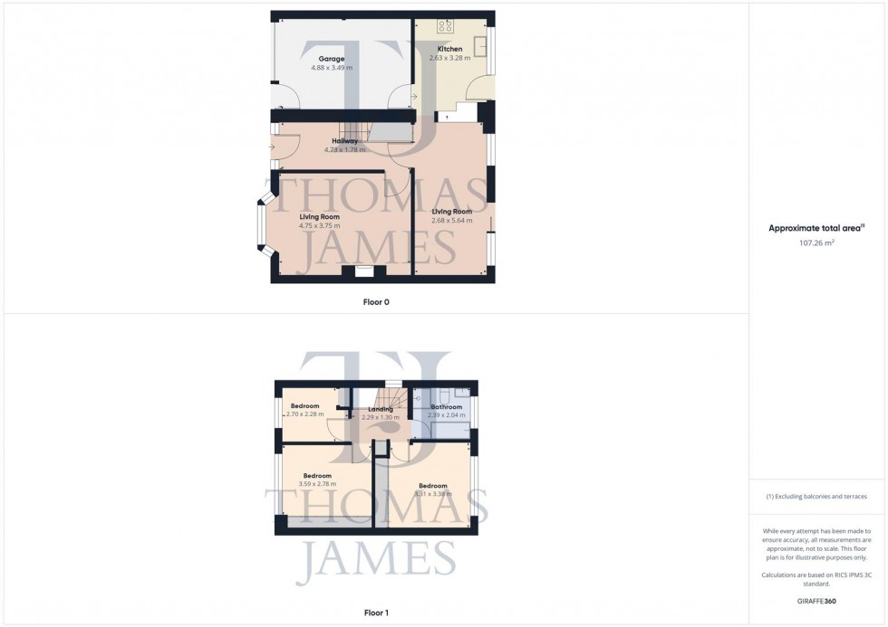 Floorplan for Welbeck Road, Radcliffe-On-Trent, Nottingham