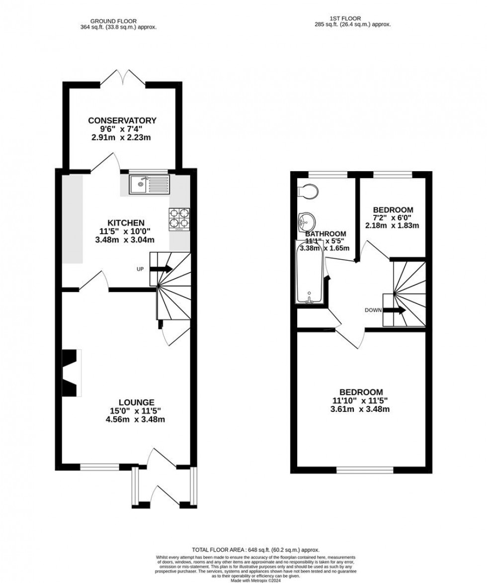 Floorplan for Thurlestone Drive, Nottingham