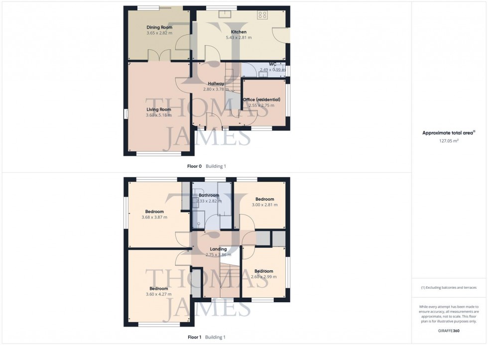 Floorplan for Newbold Way, Kinoulton, Nottingham