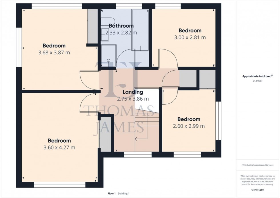 Floorplan for Newbold Way, Kinoulton, Nottingham