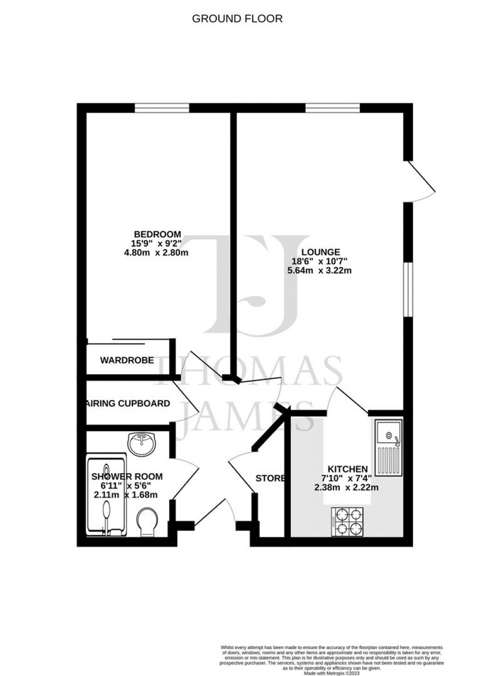 Floorplan for Manor Lodge, Manor Park, Ruddington