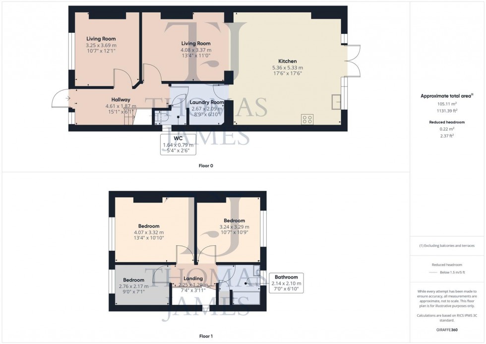 Floorplan for Leake Road, Gotham, Nottingham