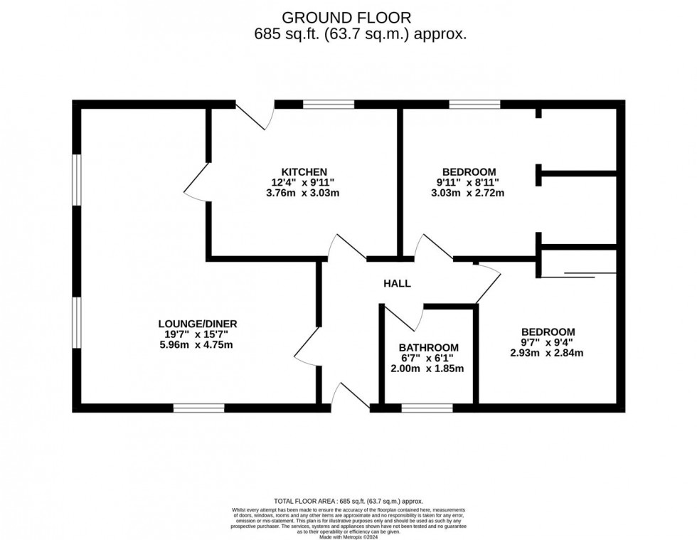 Floorplan for Adbolton Lane, Holme Pierrepont