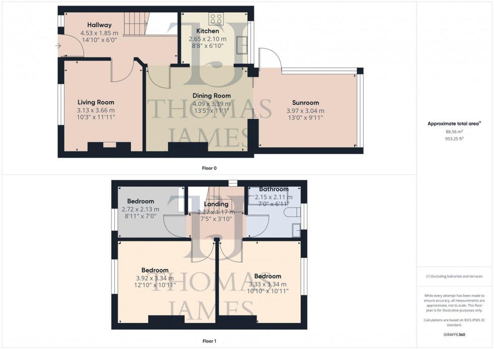 Floorplan for Leake Road, Gotham, Nottingham