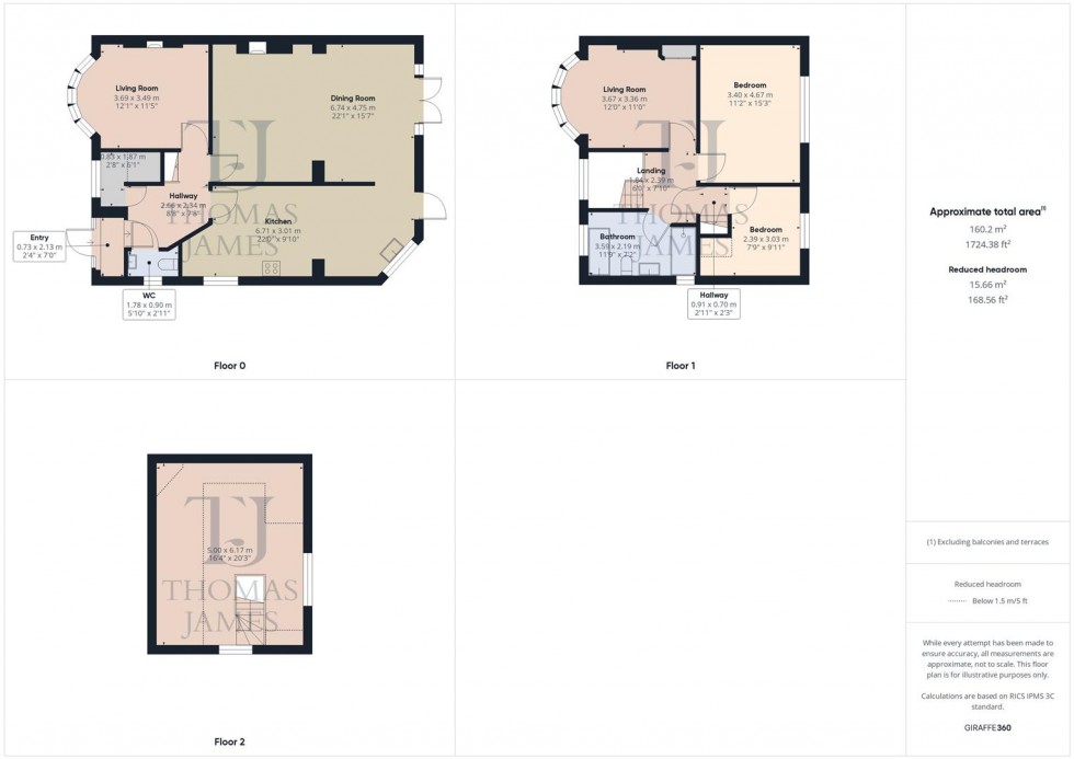 Floorplan for St. Helens Road, West Bridgford, Nottingham