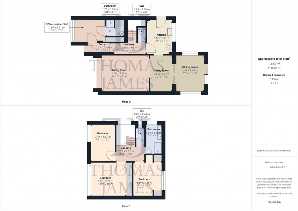 Floorplan for Meden Close, Clifton Grove, Nottingham