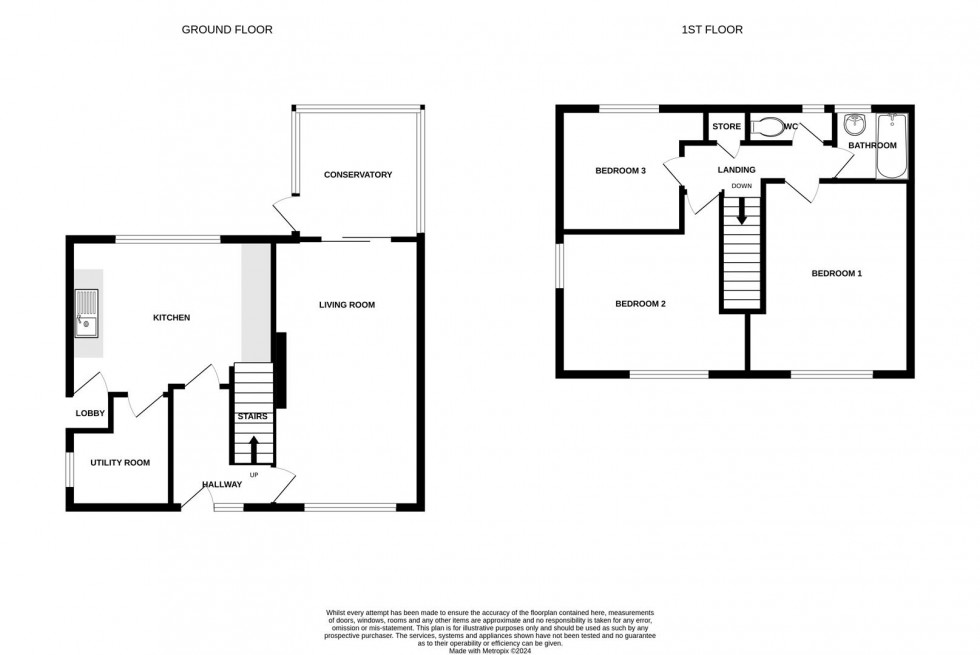 Floorplan for Woodview, Cotgrave, Nottingham