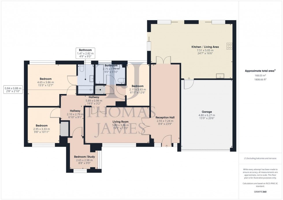 Floorplan for North Road, Ruddington, Nottingham