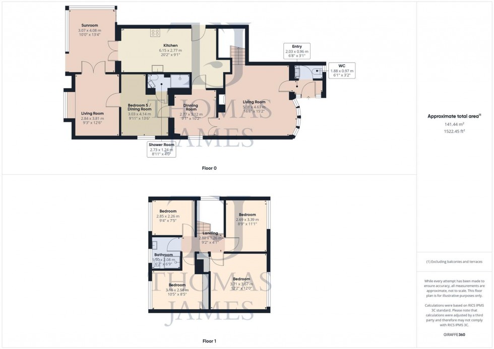 Floorplan for Fabis Drive, Clifton Grove, Nottingham