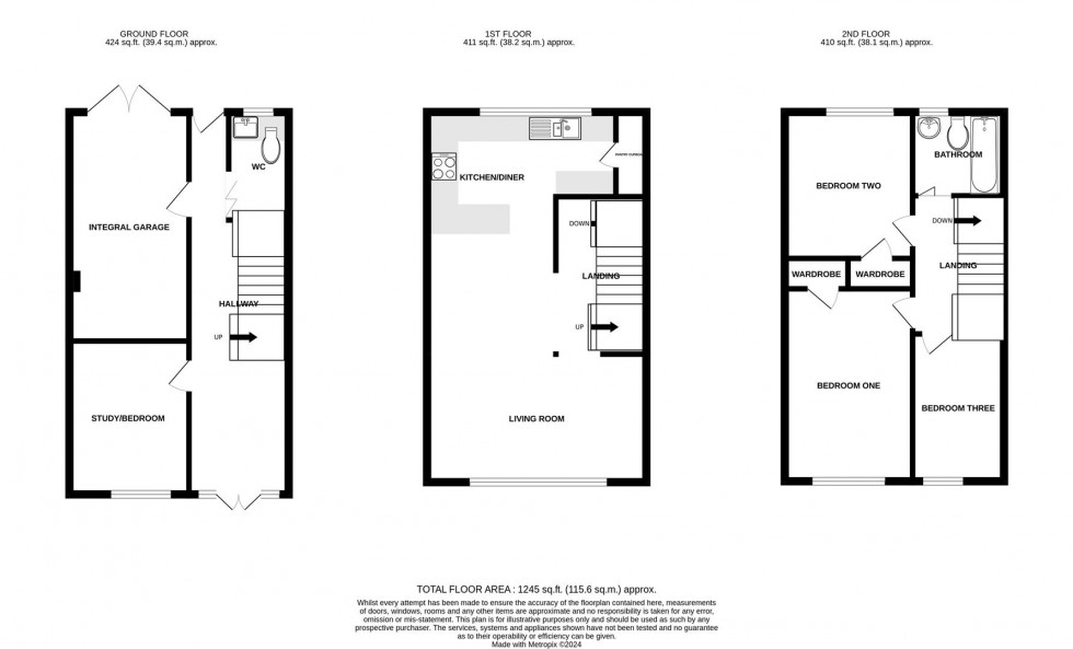 Floorplan for Woodview, Cotgrave