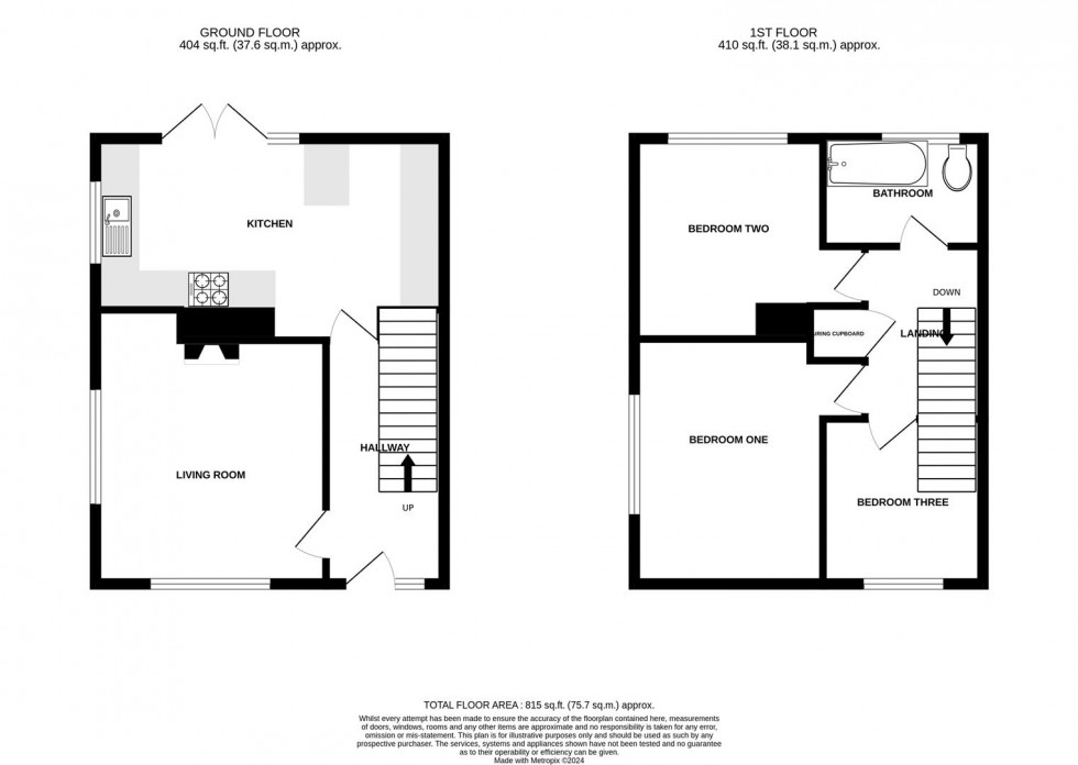 Floorplan for Woodview, Cotgrave, Nottingham