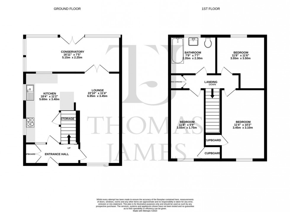 Floorplan for Bridgnorth Drive, Clifton, Nottingham