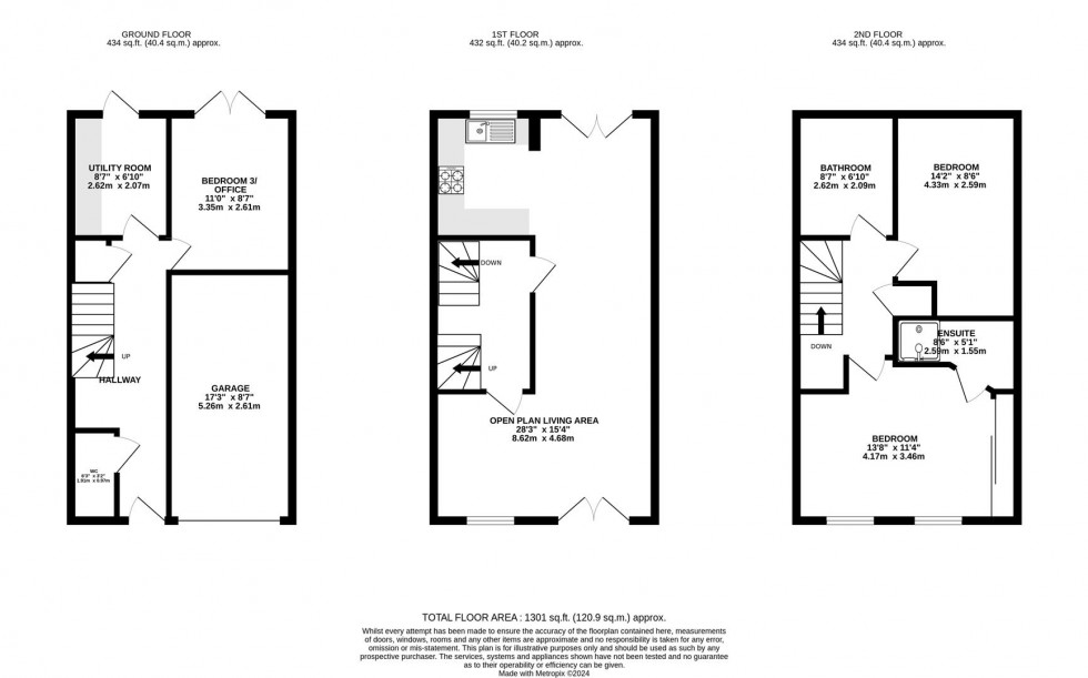 Floorplan for Regents Place, Wilford Nottingham