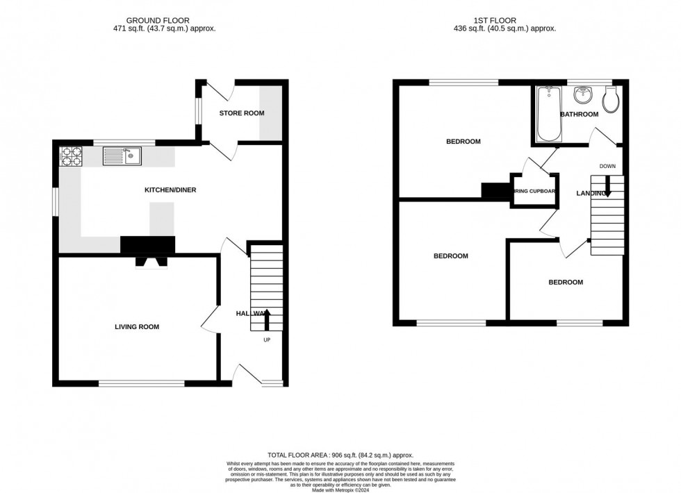 Floorplan for Eastwold, Cotgrave