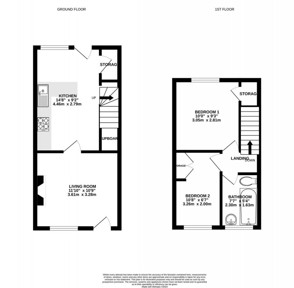 Floorplan for Savages Row, Ruddington