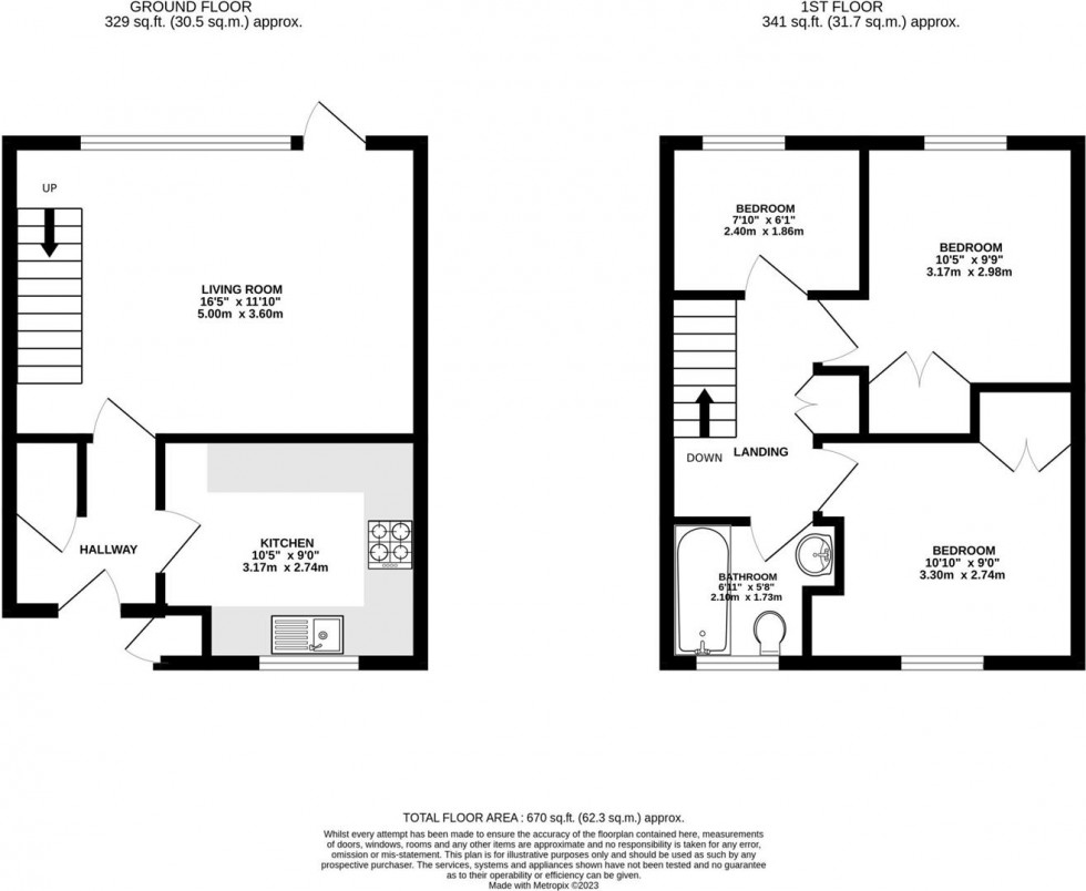 Floorplan for East Acres, Cotgrave, Nottingham