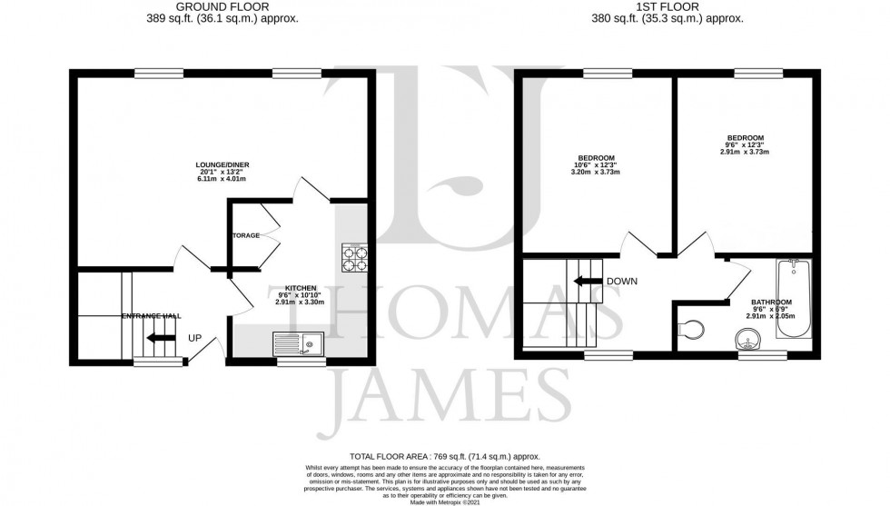 Floorplan for Broadmeer, Cotgrave