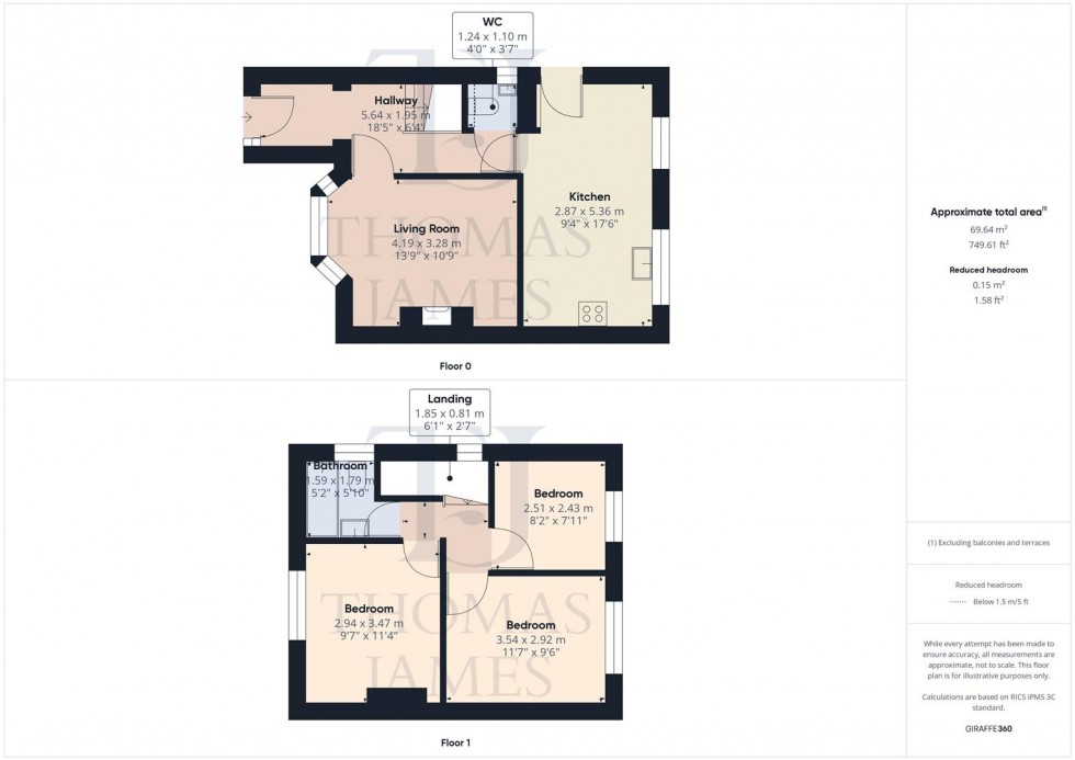 Floorplan for Asher Lane, Ruddington, Nottingham