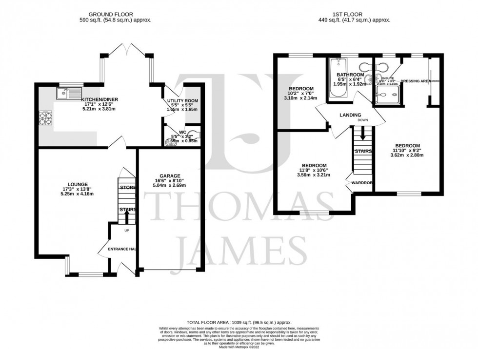 Floorplan for Whitebeam Close, Edwalton, Nottingham