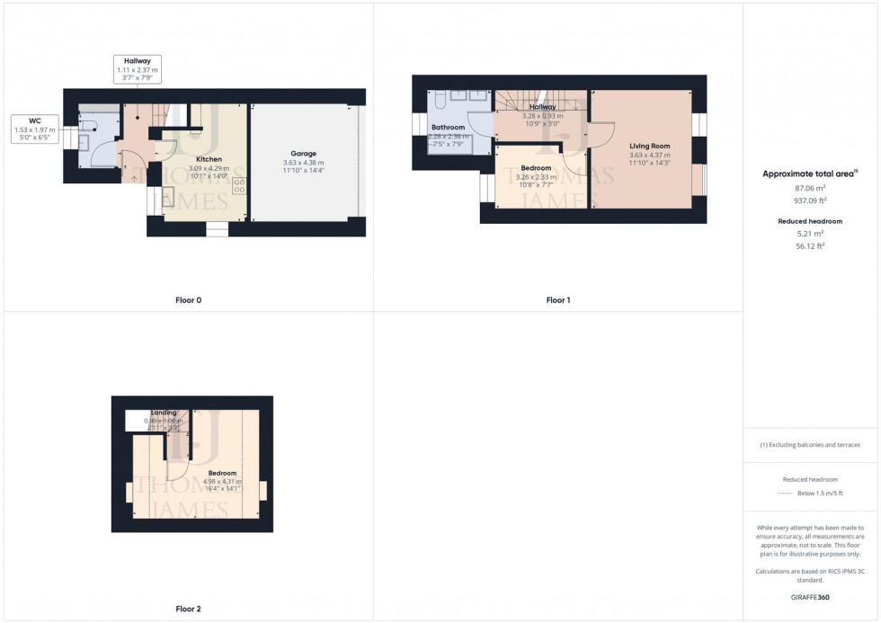 Floorplan for Station Terrace, Radcliffe-On-Trent, Nottingham