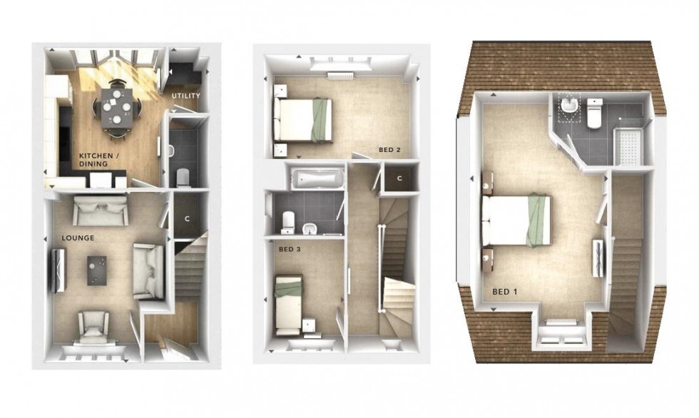 Floorplan for Fairham Green, Wilford Road, Ruddington, Nottingham