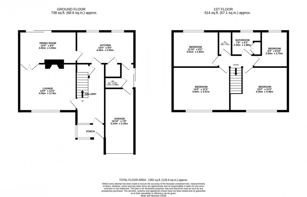 Floorplan for Musters Road, Ruddington, Nottingham