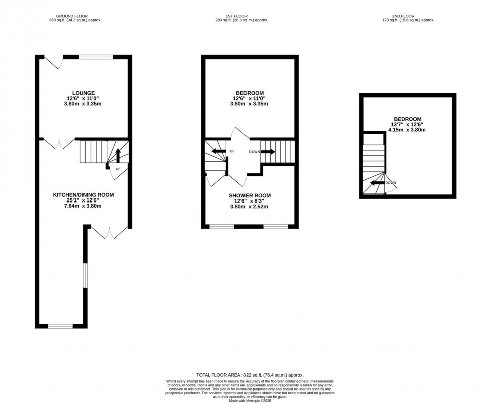 Floorplan for Shaw Street, Ruddington, Nottingham