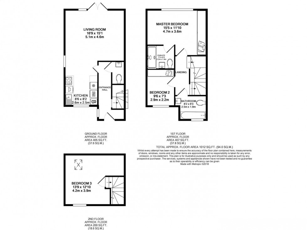 Floorplan for Lace Gardens, Ruddington