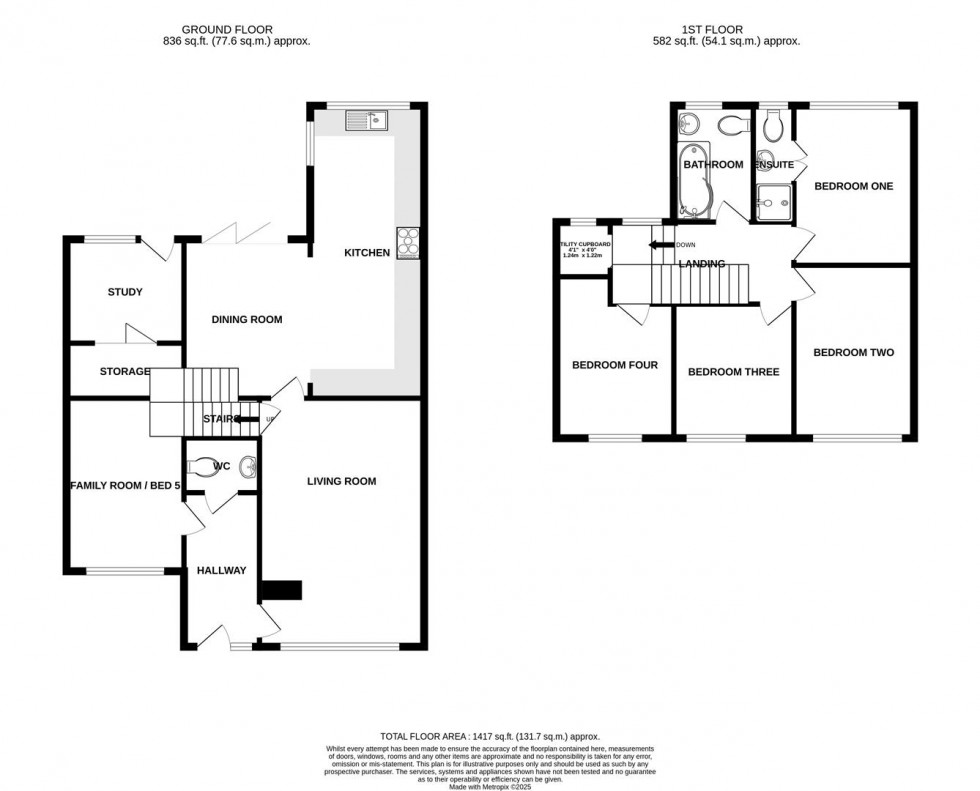 Floorplan for East Acres, Cotgrave, Nottingham