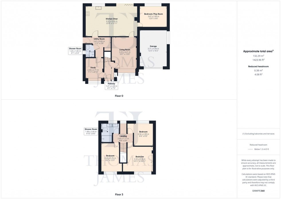 Floorplan for Westway, Cotgrave, Nottingham